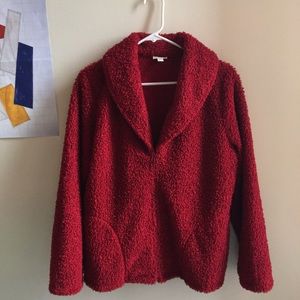 Red Fluffy Jacket